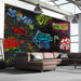 Wall Mural - Graffiti Wall 400x280cm - Non-Woven Murals