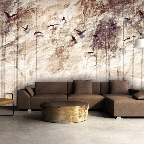 Wall Mural - Paper Nature 400x280cm - Non-Woven Murals