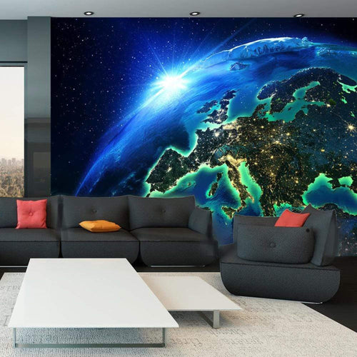 Wall Mural - The Blue Planet 400x280cm - Non-Woven Murals