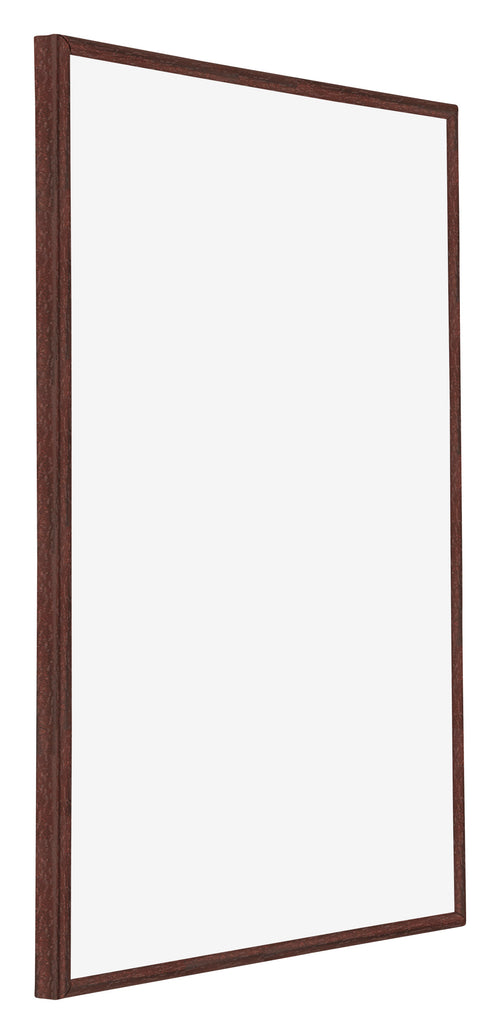 Annecy Plastic Photo Frame 18x24cm Brown Front Oblique | Yourdecoration.co.uk