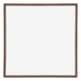 Annecy Plastic Photo Frame 20x20cm Brown Front | Yourdecoration.co.uk