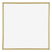 Annecy Plastic Photo Frame 20x20cm Gold Front | Yourdecoration.co.uk