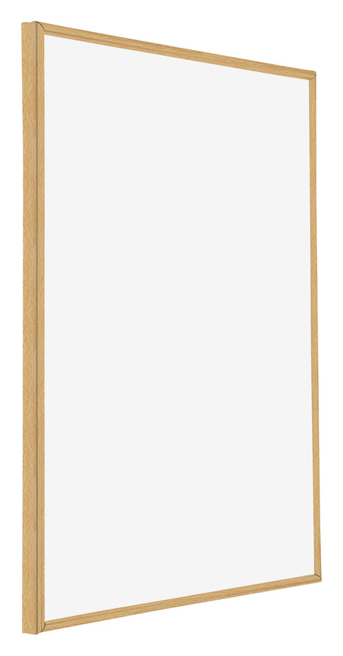 Annecy Plastic Photo Frame 20x25cm Beech Front Oblique | Yourdecoration.co.uk