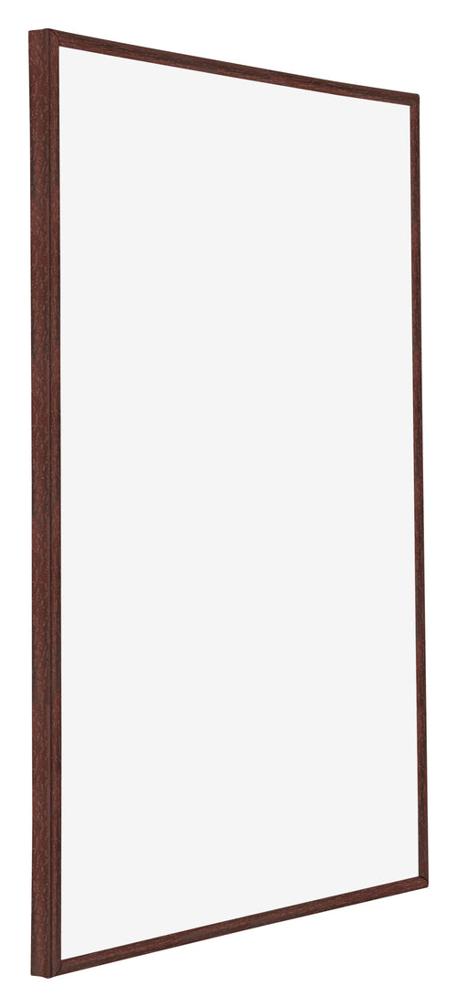 Annecy Plastic Photo Frame 20x28cm Brown Front Oblique | Yourdecoration.co.uk