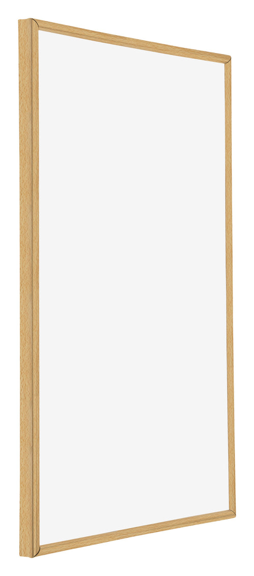 Annecy Plastic Photo Frame 20x30cm Beech Front Oblique | Yourdecoration.co.uk