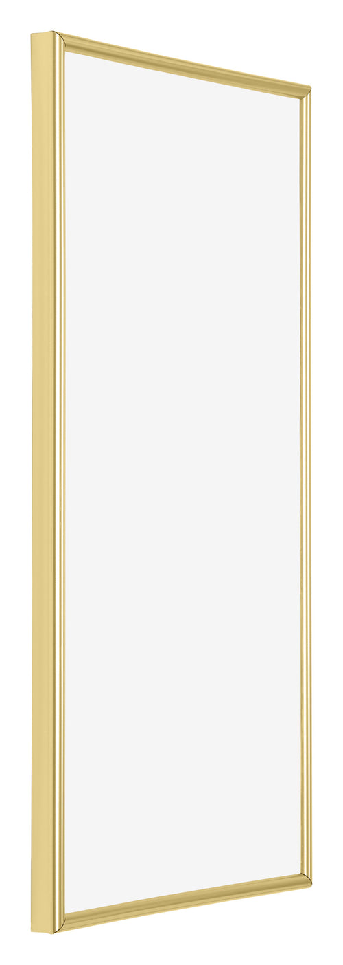 Annecy Plastic Photo Frame 20x40cm Gold Front Oblique | Yourdecoration.co.uk