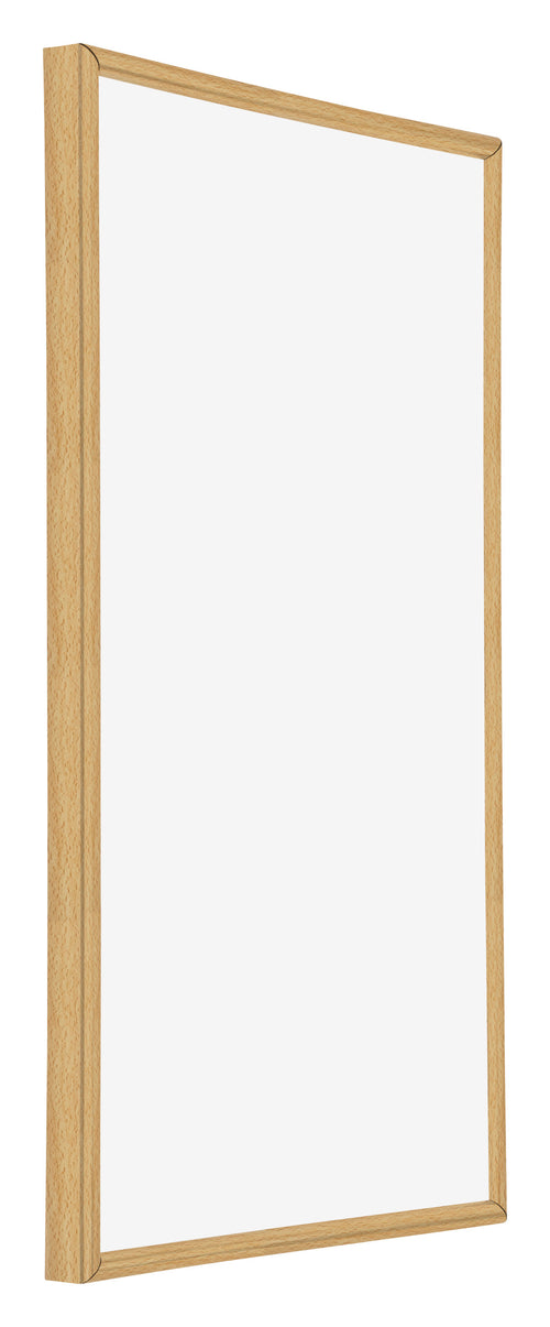 Annecy Plastic Photo Frame 30x50cm Beech Front Oblique | Yourdecoration.co.uk