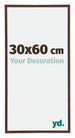 Annecy Plastic Photo Frame 30x60cm Brown Front Size | Yourdecoration.co.uk