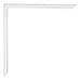 Annecy Plastic Photo Frame 32x45cm White High Gloss Detail Corner | Yourdecoration.co.uk