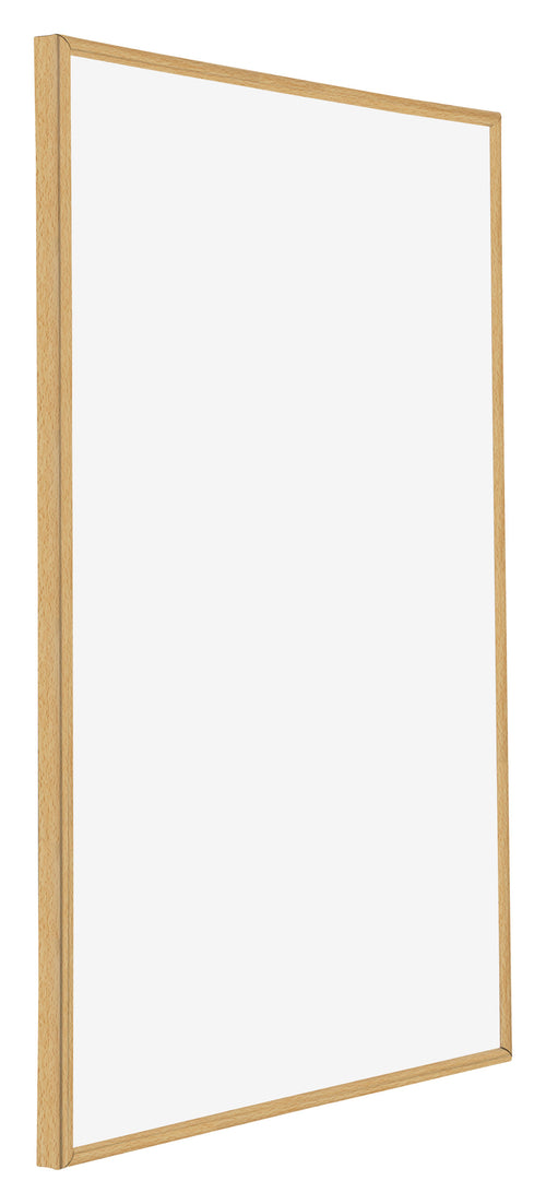 Annecy Plastic Photo Frame 35x50cm Beech Front Oblique | Yourdecoration.co.uk