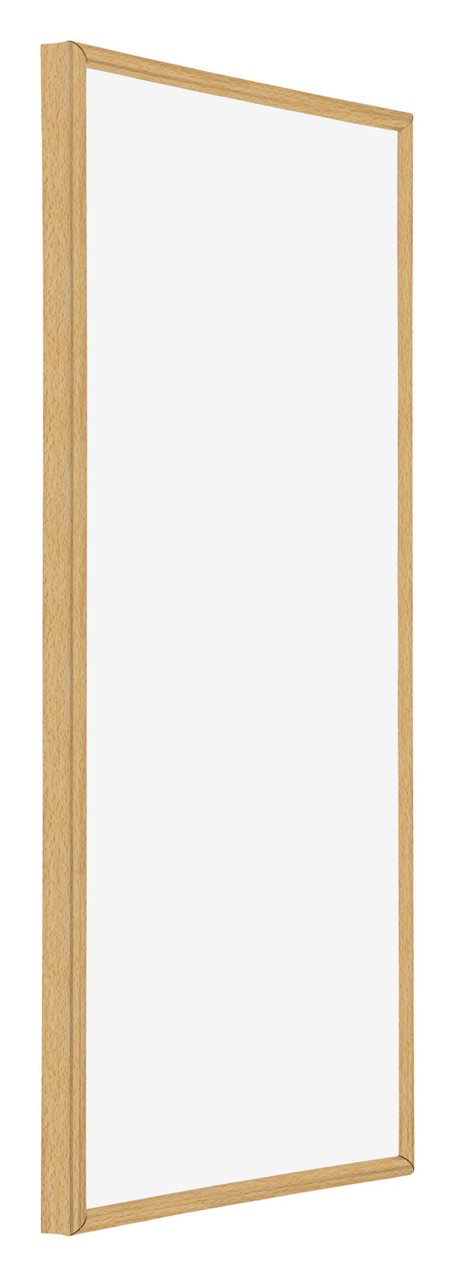 Annecy Plastic Photo Frame 40x70cm Beech Front Oblique | Yourdecoration.co.uk