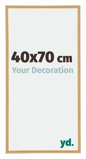 Annecy Plastic Photo Frame 40x70cm Beech Front Size | Yourdecoration.co.uk