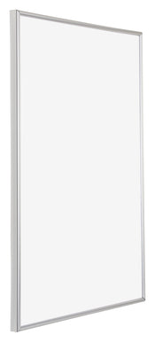 Annecy Plastic Photo Frame 48x68cm Silver Front Oblique | Yourdecoration.co.uk