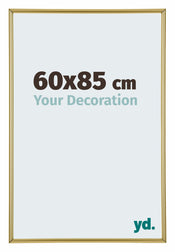 Annecy Plastic Photo Frame 60x85cm Gold Front Size | Yourdecoration.co.uk