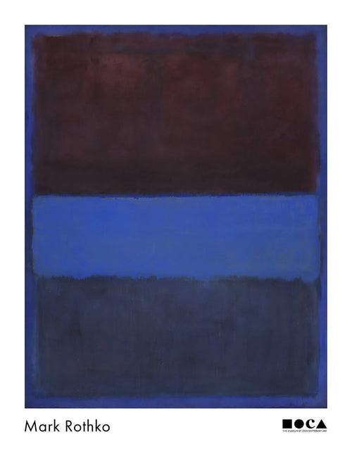 Art Print Mark Rothko No 61 Rust and Blue 71x91 5cm MKR 859 PGM | Yourdecoration.co.uk