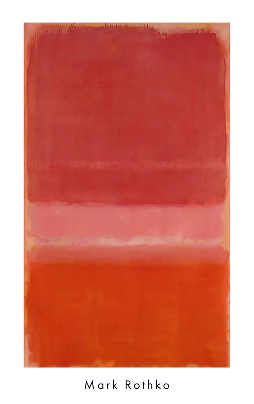 Art Print Mark Rothko Untitles Red 1956 56x89cm MKR 958 PGM | Yourdecoration.co.uk