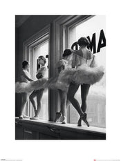 Art Print Time Life Ballerinas In Window 60x80cm Pyramid PPR40190 | Yourdecoration.co.uk