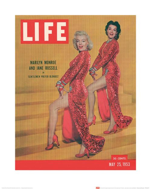 Art Print Time Life Life Cover Monroe Russell 40x50cm Pyramid PPR43077 | Yourdecoration.co.uk