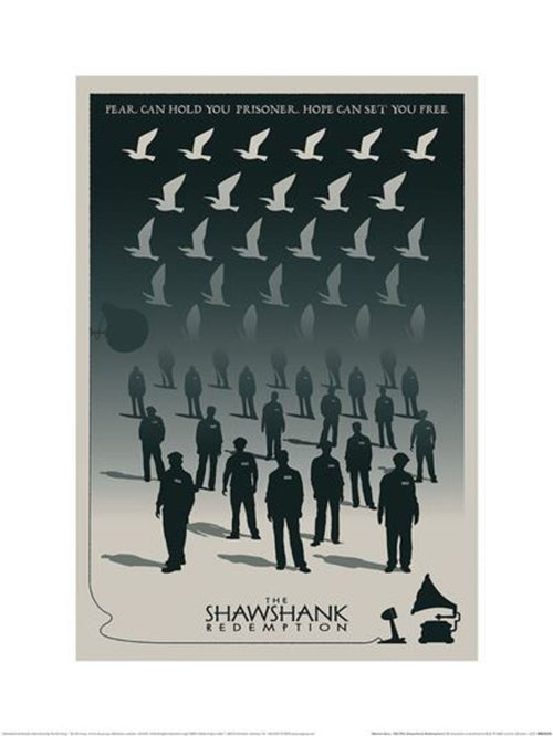 Art Print Wb100 The Shawshank Redemption 30x40cm Pyramid PPR54376 | Yourdecoration.co.uk