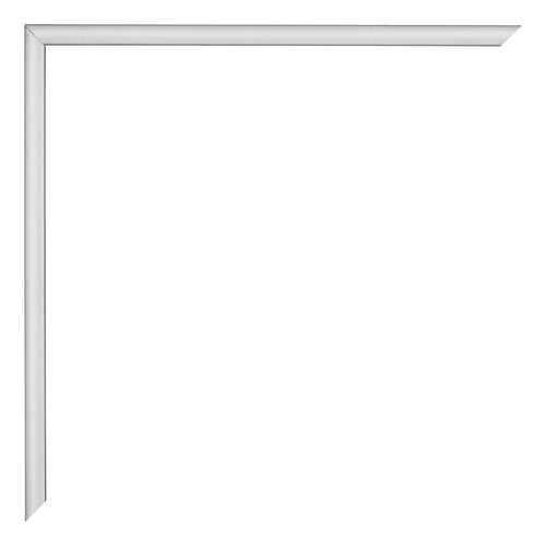 Aurora Aluminium Photo Frame 40x60cm Silver Mat Detail Corner | Yourdecoration.co.uk