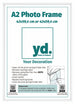 Aurora Aluminium Photo Frame 42x59 4cm A2 set of 2 White Front Insert Sheet | Yourdecoration.co.uk