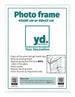 Aurora Aluminium Photo Frame 45x60cm White High Gloss Front Size | Yourdecoration.co.uk