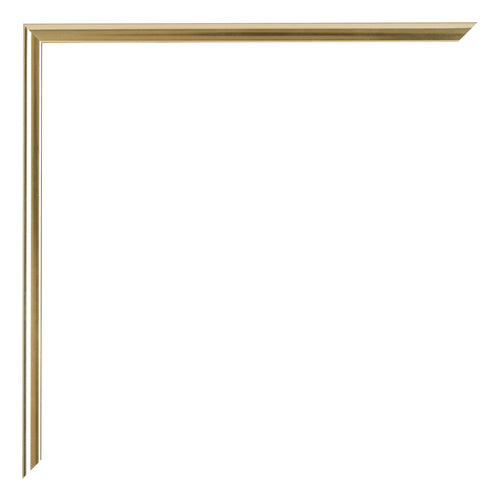 Austin Aluminium Photo Frame 20x25cm Gold High Gloss Detail Corner | Yourdecoration.co.uk