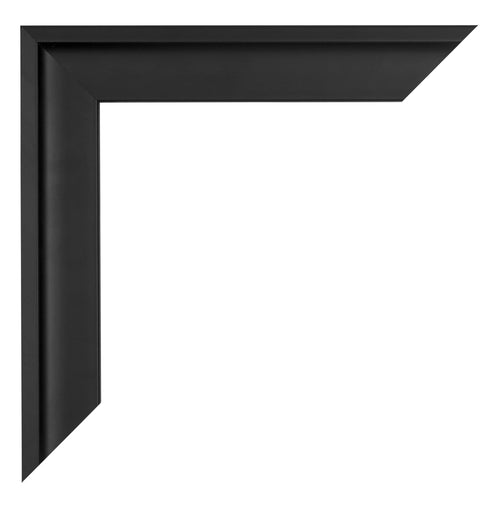 Birmingham Wooden Photo Frame 20x20cm Black Detail Corner | Yourdecoration.co.uk