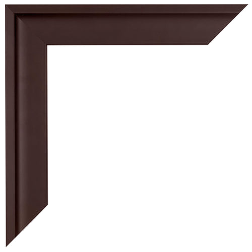 Birmingham Wooden Photo Frame 20x20cm Brown Detail Corner | Yourdecoration.co.uk