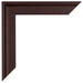 Birmingham Wooden Photo Frame 30x30cm Brown Detail Corner | Yourdecoration.co.uk