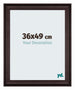 Birmingham Wooden Photo Frame 36x49cm Brown Front Size | Yourdecoration.co.uk