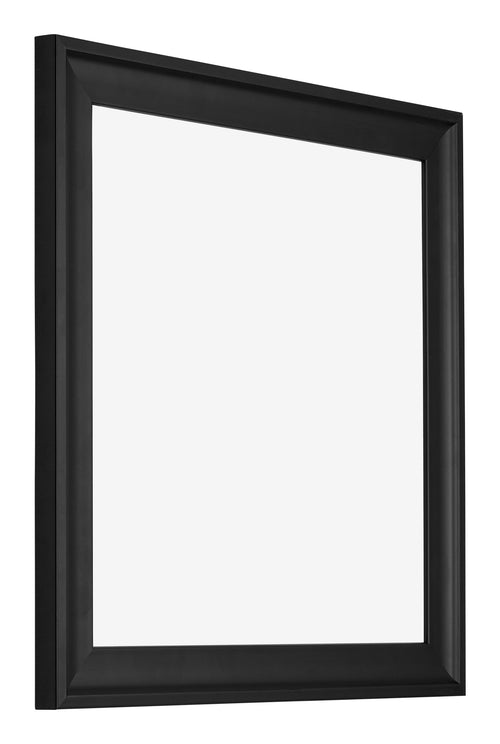 Birmingham Wooden Photo Frame 40x40cm Black Front Oblique | Yourdecoration.co.uk