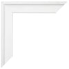 Birmingham Wooden Photo Frame 40x45cm White Detail Corner | Yourdecoration.co.uk