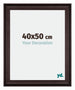 Birmingham Wooden Photo Frame 40x50cm Brown Front Size | Yourdecoration.co.uk