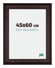 Birmingham Wooden Photo Frame 45x60cm Brown Front Size | Yourdecoration.co.uk