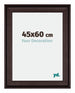 Birmingham Wooden Photo Frame 45x60cm Brown Front Size | Yourdecoration.co.uk