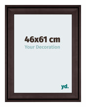 Birmingham Wooden Photo Frame 46x61cm Brown Front Size | Yourdecoration.co.uk