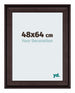 Birmingham Wooden Photo Frame 48x64cm Brown Front Size | Yourdecoration.co.uk