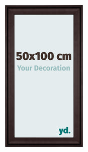 Birmingham Wooden Photo Frame 50x100cm Brown Front Size | Yourdecoration.co.uk