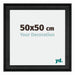 Birmingham Wooden Photo Frame 50x50cm Black Front Size | Yourdecoration.co.uk