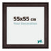 Birmingham Wooden Photo Frame 55x55cm Brown Front Size | Yourdecoration.co.uk