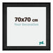 Birmingham Wooden Photo Frame 70x70cm Black Front Size | Yourdecoration.co.uk