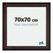 Birmingham Wooden Photo Frame 70x70cm Brown Front Size | Yourdecoration.co.uk