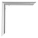 Bordeaux Plastic Photo Frame 20x60cm Silver Detail Corner | Yourdecoration.co.uk