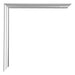 Bordeaux Plastic Photo Frame Sliver Detail Corner | Yourdecoration.co.uk