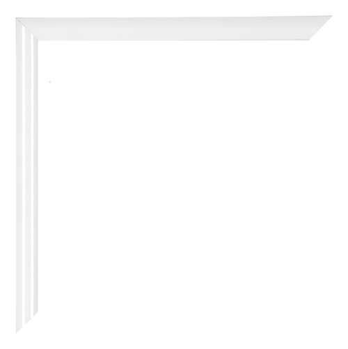 Bordeaux Plastic Photo Frame White High Gloss Detail Corner | Yourdecoration.co.uk