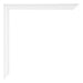 Bordeaux Plastic Photo Frame White High Gloss Detail Corner | Yourdecoration.co.uk