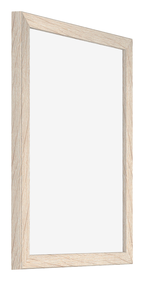 Catania MDF Photo Frame 18x24cm Oak Front Oblique | Yourdecoration.co.uk