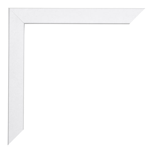 Catania MDF Photo Frame 18x24cm White Detail Corner | Yourdecoration.co.uk