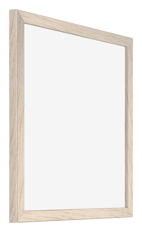 Catania MDF Photo Frame 20x20cm Oak Front Oblique | Yourdecoration.co.uk